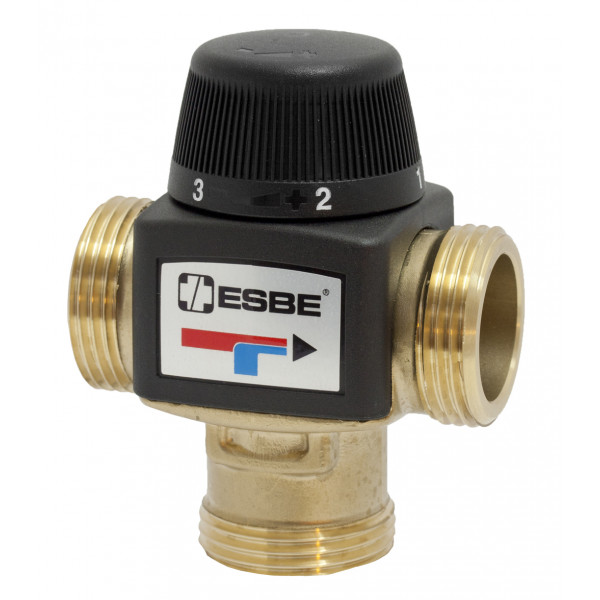 Клапан термостатический смесительный ESBE VTA372 (DN20,Kvs3.4,PN10,НР 1